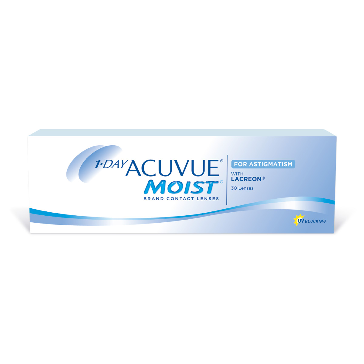 Acuvue 1-Day Moist Astigmatism – Daily – 30 Pack